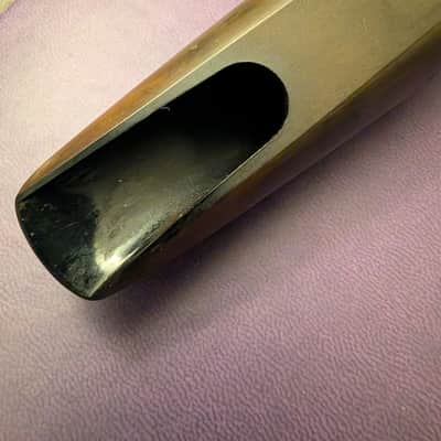 Brilhart Personaline, Alto Saxophone Mouthpiece, refaced 1950 - Hard Rubber image 2