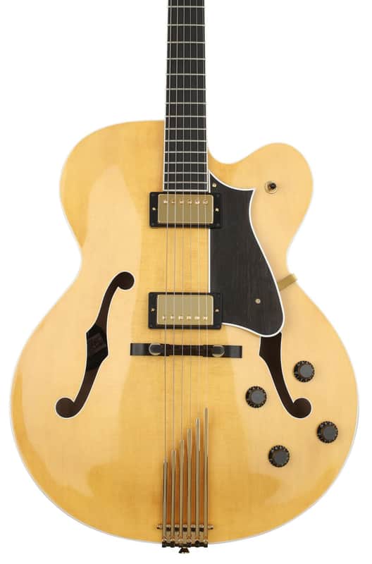 Heritage Standard Eagle Classic Hollowbody Electric Guitar - Antique Natural image 1