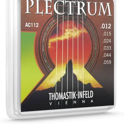 Thomastik-Infeld AC112 Plectrum Series Medium Light Acoustic Guitar Strings (.012-.059)