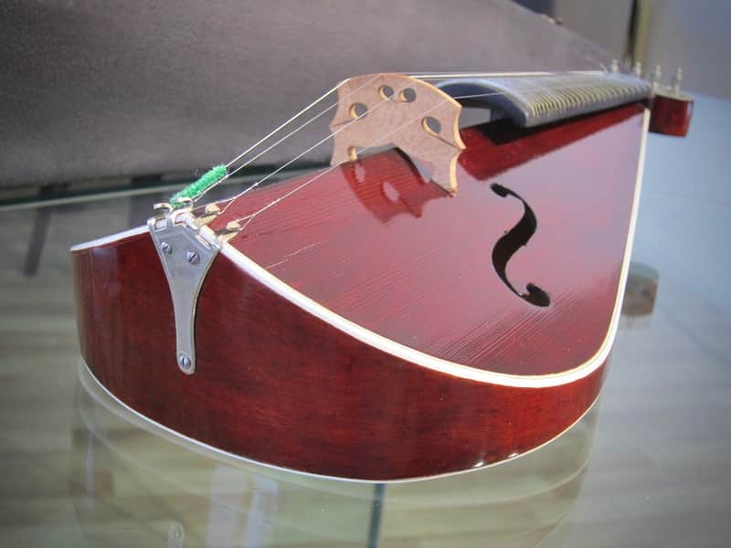 Vintage Johannes Pugh Violinett #589 Bowed Tabletop Violin Near Mint with Original Hard Shell Case image 1