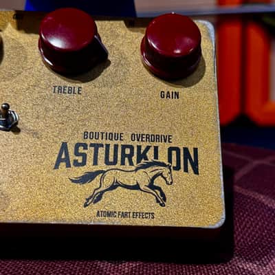 Atomic Fart Effects  ASTURKLON BOUTIQUE OVERDRIVE ( Hand Made Point to Point)  2026  - GOLD RELIC image 10