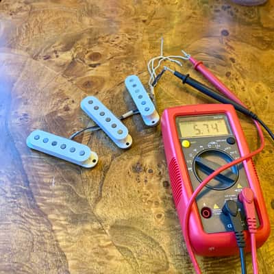Fender Stratocaster pickups 1975 Grey bottom original vintage USA strat image 4