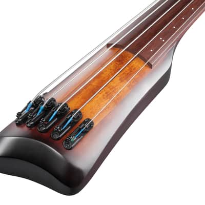 Ibanez UB805 MOB - Mahogany Oil Burst Bass Workshop image 8