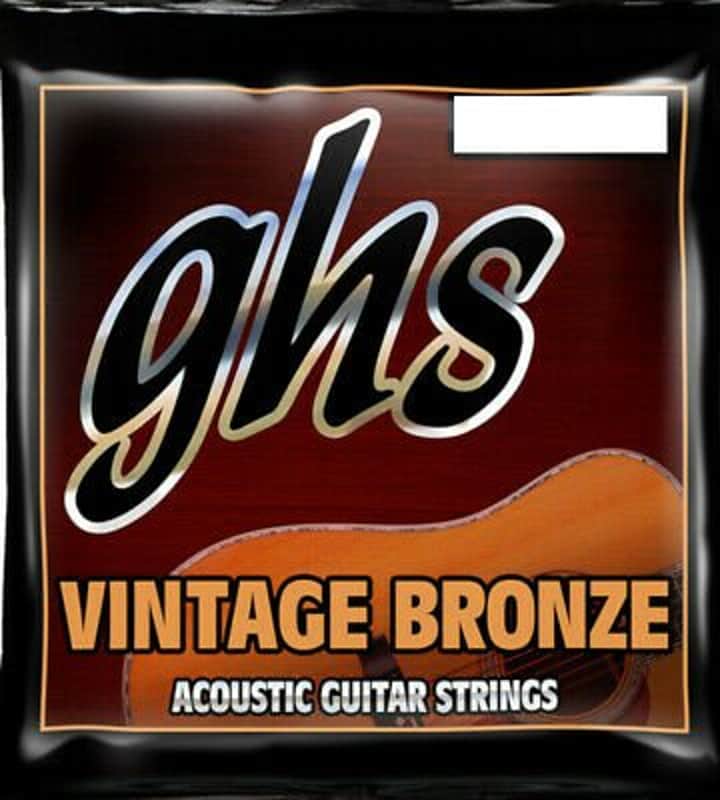 GHS Vintage Bronze 13-56 Acoustic Guitar Strings image 1