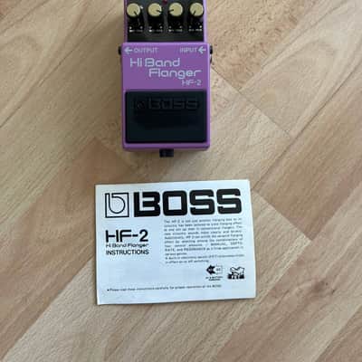 Boss HF-2 Hi Band Flanger (Green Label) 1985 - 1989 - Pink image 4