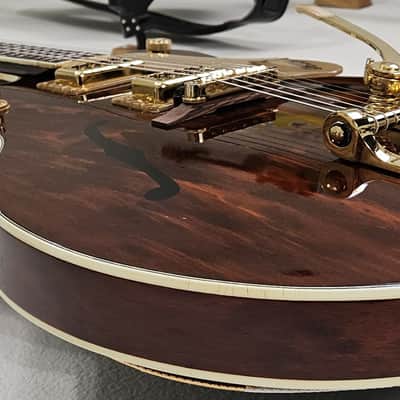 1967 Gretsch 6122 Chet Atkins Country Gentleman Walnut Brown Vintage Electric Guitar image 4