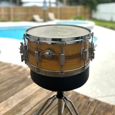 VINTAGE Tama Superstar Mastercraft Artwood Birch 6.5x14" Snare Drum image 1