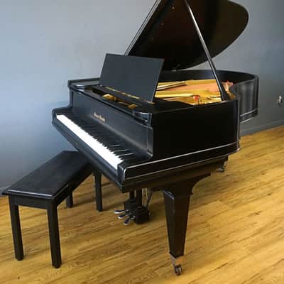 Mason Hamlin Model A Grand Piano Ebony Satin image 2