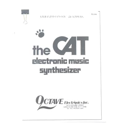 Octave The Cat 37-Key Duophonic Analog Synthesizer with Manual - Vintage image 14