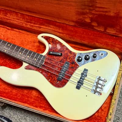 Fender Jazz Bass Pre CBS L Series 1963 - White Refin image 14