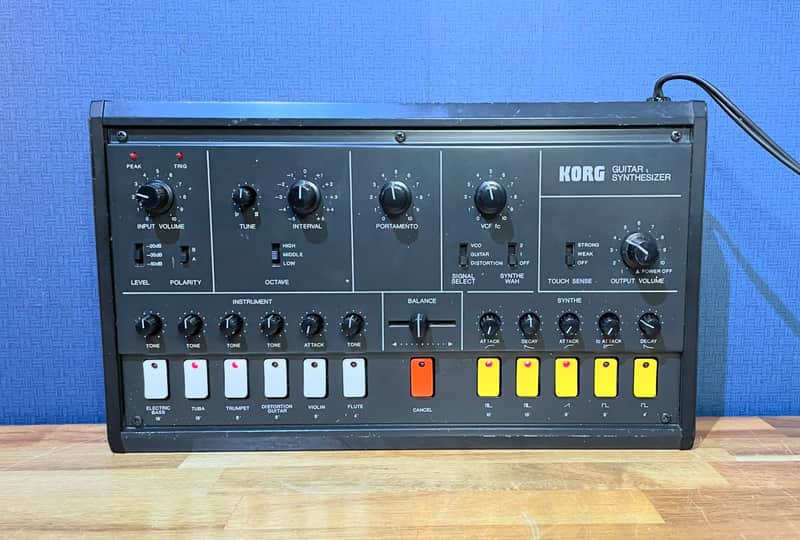 [Excellent] KORG X-911 Guitar Synthesizer Synth Vintage Amazing Tone image 1