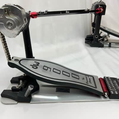 DW 9000 Drum Workshop Double Kick Drum Bass Chain Drive Pedal Twin Pedals image 2