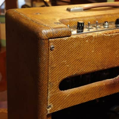 1957 Fender Bassman 5E6 40w 4x10" Tube Amp Combo (VIDEO! Bill Carruth Work, Ready to Go) image 8