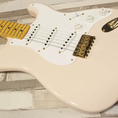 Fender Custom Shop LTD 70th Anniversary 1954 Hardtail Stratocaster DLX Closet Classic - Super/Super Faded Aged Shell Pink image 3