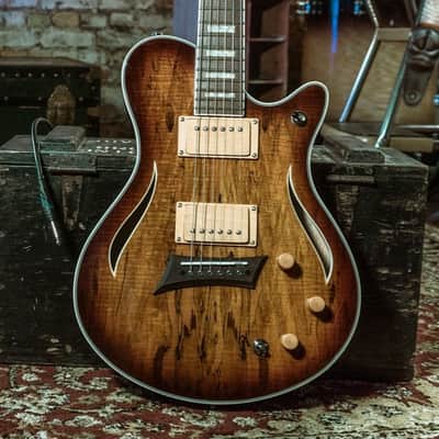 Michael Kelly Hybrid Special Electric Guitar-Spalted Maple Burst *USA Small Business* image 2