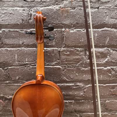 Josef Florenz Luby (Schonbach) 4/4 Violin Outfit w/ Bow & Hard Case – Used – Needs Chinrest Hardware Replacement image 10