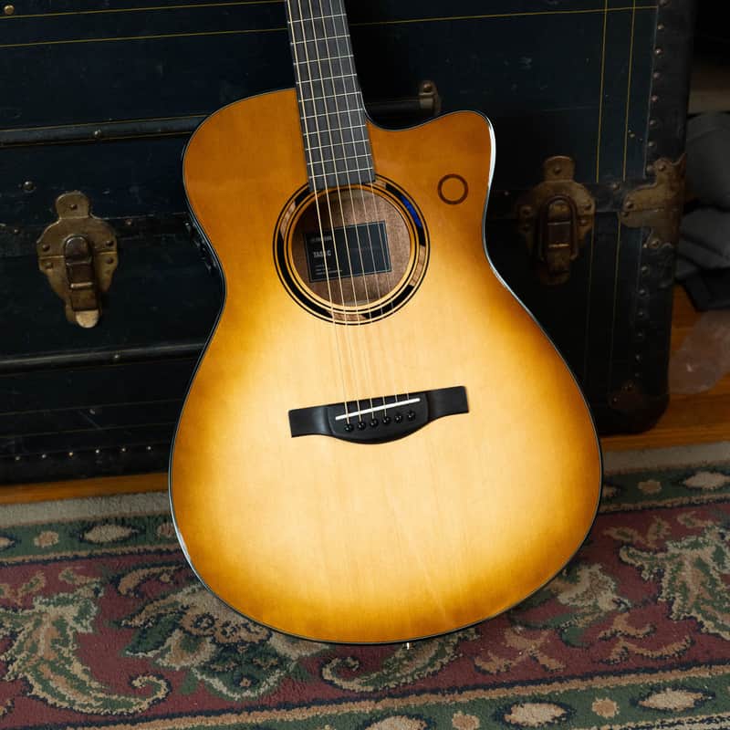 *New 2026 Model* Yamaha TAS3C-SBD Sitka/Mahogany Sandburst Concert Guitar w/the NEWEST TransAcoustic System #0295 image 1