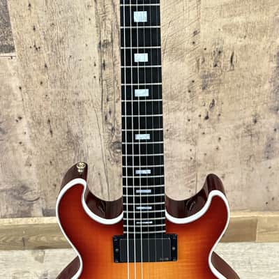 Gibson Longhorn Double Cut 2008 "Guitar of the Month" Heritage Cherry Sunburst image 8