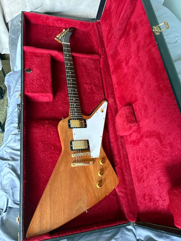 Gibson Explorer 1981 - Natural - Repaired Headstock image 1