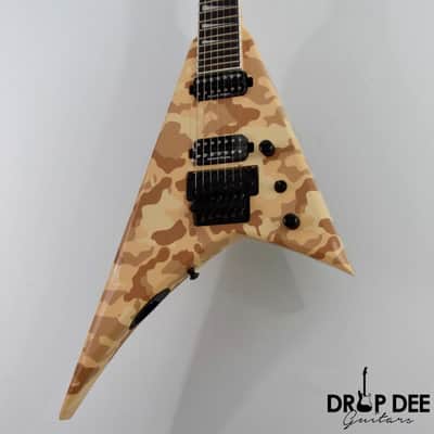 Jackson Concept Series Rhoads RR24-7 7-String Electric Guitar w/ Case - Desert Camo image 4