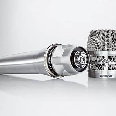 Shure KSM8 Dualdyne Vocal Microphone - Cardioid Dynamic Mic with 2 Ultra Thin Diaphragms and Reverse Airflow Technology for Unmatched Control of Proximity Effect, Presence Peaks, and Bleed - Nickel image 4