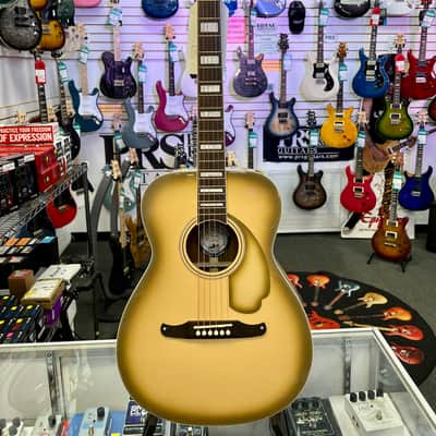 Fender Limited Edition California Vintage Malibu with Case, Antigua Pickguard, Antigua image 1