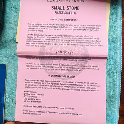 Electro-Harmonix EH4800 Small Stone Phase Shifter V4 1998 - 2006 image 13