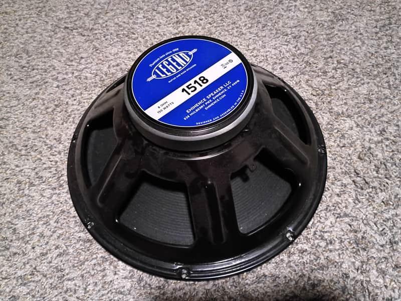 Eminence Legend 1518 15" 150-Watt 8 Ohm Speaker 2010s - Black image 1