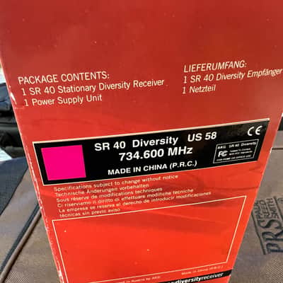 AKG SR40 Diversity Wireless System image 7
