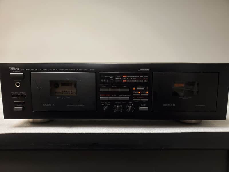 Yamaha KX-W262 dual auto-reverse cassette deck image 1