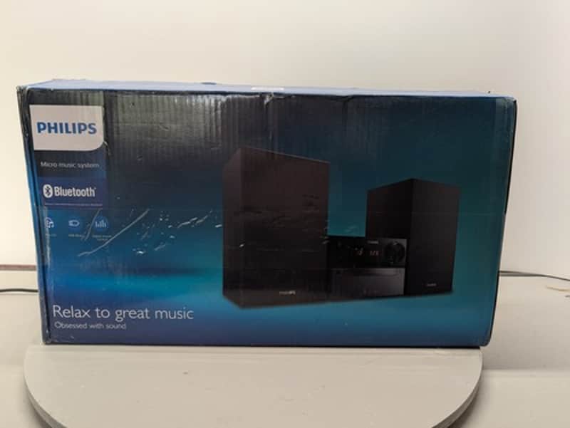 Philips TAM3205 Micro Music System Bluetooth CD FM Stereo Home Audio image 1