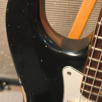 Fender Strat 1972 neck Black Refin non original Body with '68 Fender Custom Shop pick ups Player's grade image 15