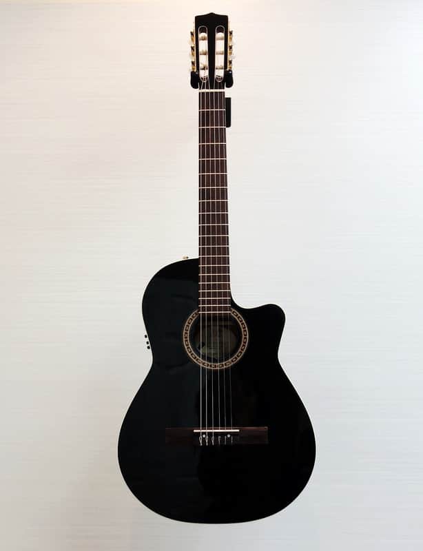Godin La Patrie Hybrid CW Black QII Acoustic Electric Guitar (E.X.