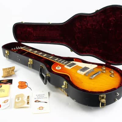 2003 Gibson BRAZILIAN ROSEWOOD 1958 Les Paul Standard Reissue R8 58 Custom Shop Reissue Sunburst image 2