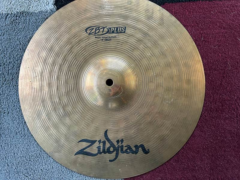 Zildjian 14" ZBT+ Bottom Hi-Hat 2000s - Brilliant image 1