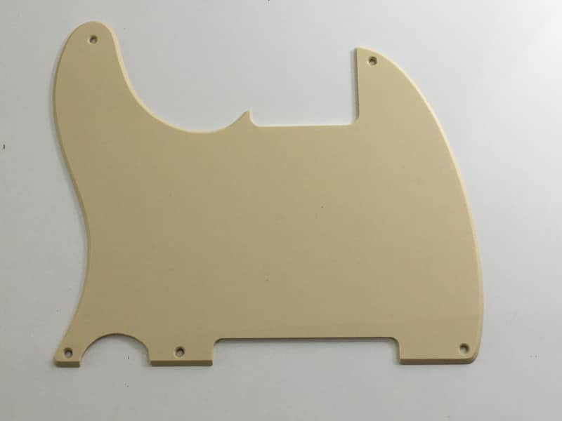 Lefty Aged Relic 1 Ply Light Aged Parchment Left Esquire Tele Telecaster for Fender Guitar Pickguard Left image 1