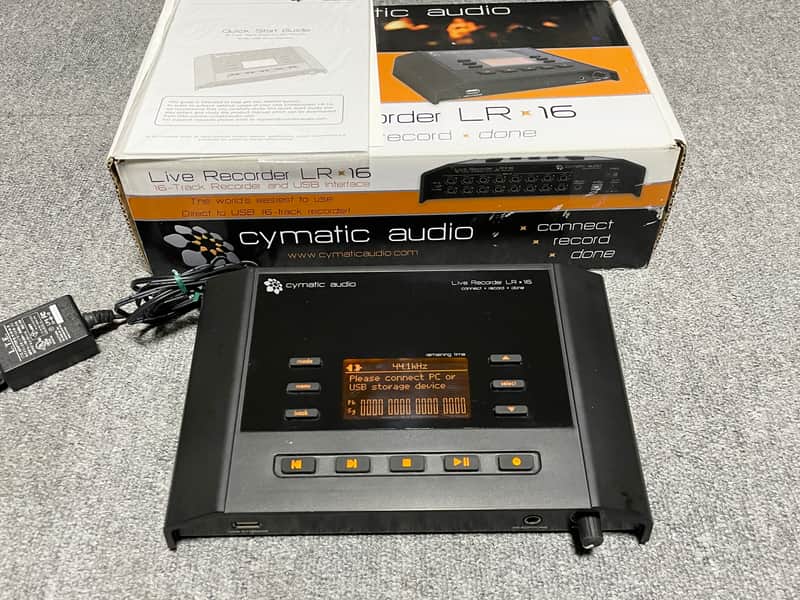 Cymatic Audio LR-16 Live Recorder 16-Channel Digital Multitrack Recorder / USB Audio Interface 2013 - 2017 - Black image 1