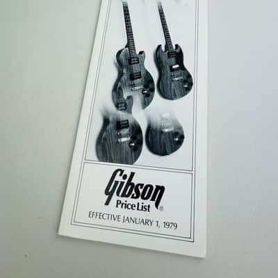 Gibson Price List Booklet – Effective January 1, 1979 image 1