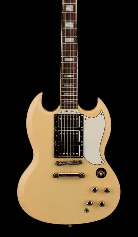 Epiphone G-400 Les Paul SG Custom (2007) - Antique Ivory #09480 with Original Hard Case image 1