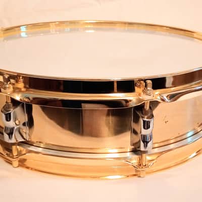 UNMARKED BRASS PICCOLO SNARE DRUM 13"/8L- FREE SHIP TO C-USA! image 5
