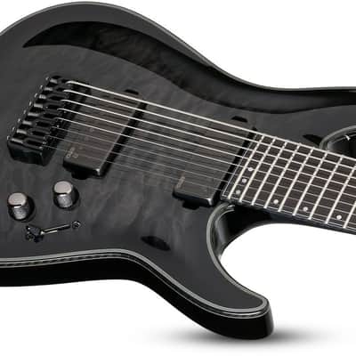 Schecter Hellraiser Hybrid C-8 - Trans Black Burst (TBB) (1925) image 3