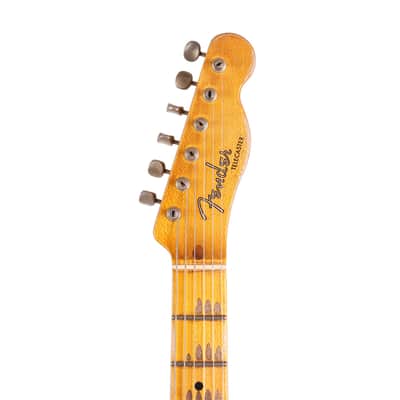 Fender Custom Shop 1955 Telecaster Heavy Relic 2-Tone Sunburst over Blonde Masterbuilt Andy Hicks image 13