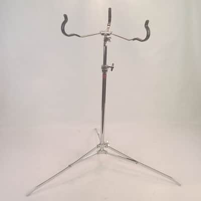 *Ludwig Snare Drum Stand Chrome Vintage 90s Tripod + 60s Atlas Basket Grip Arms image 1