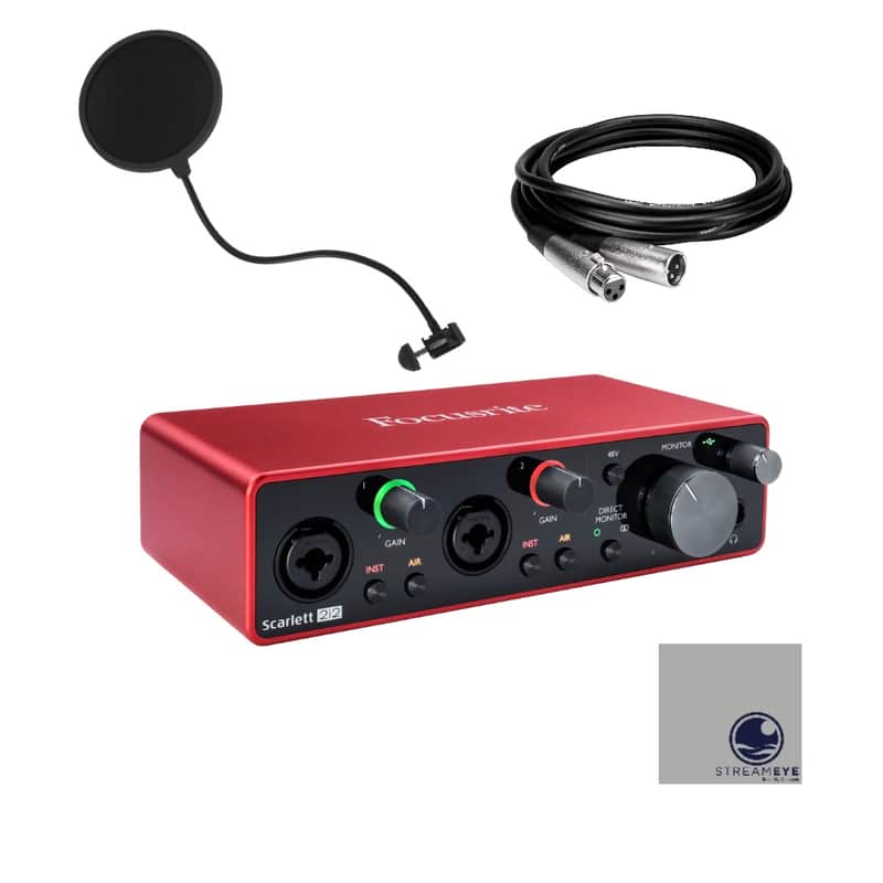 Scarlett 2i2, Pop, XLR, MS7701B image 1