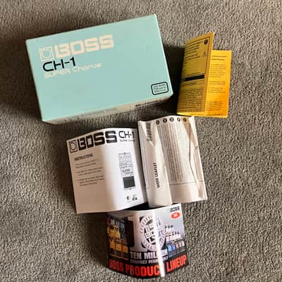 Boss CH-1 Super Chorus (Dark Gray Label) 2001 - Present - Blue image 5