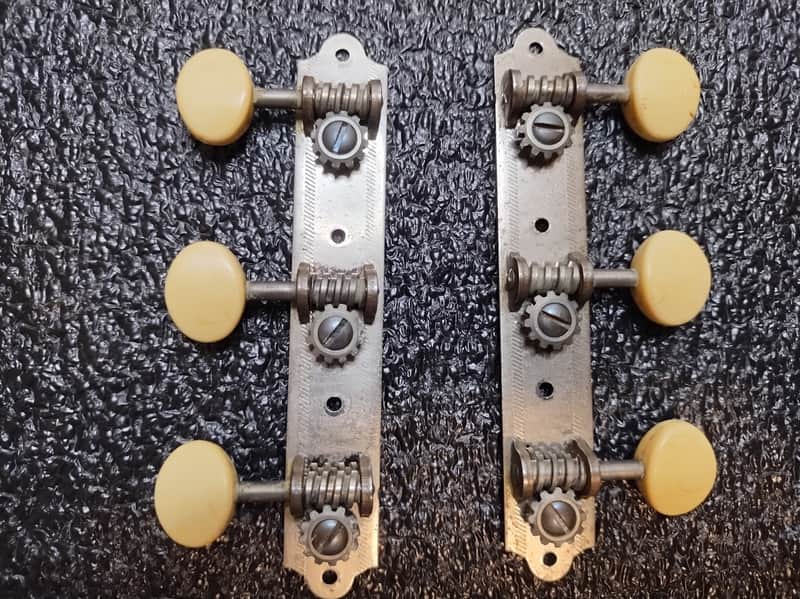 Vintage 1960's-1970's Waverly Strip Tuners - 3/Side image 1