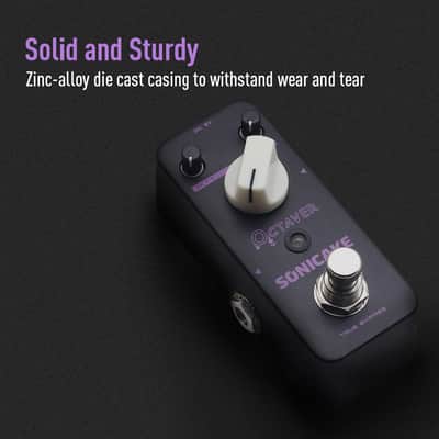 SONICAKE Octave Guitar Pedal Octave Pedal Guitar Effects Pedal Analog Classic Bass Octaver True Bypass(U.S. domestic inventory) image 5