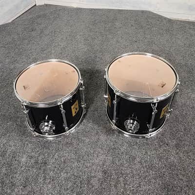 Used Vintage Sonor Force 3000 5pc Drum Set Black - Fair image 8