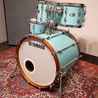 Yamaha Recording Custom 22" 10" 12" 16" Drum Kit Surf Green / RBB2216 / RBP6F3 SFG image 2