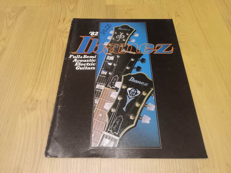 Vintage 1982 Ibanez "Full and Semi Acoustic Electric Guitars" Catalog! Rare, Original Case Candy, Paperwork! image 1